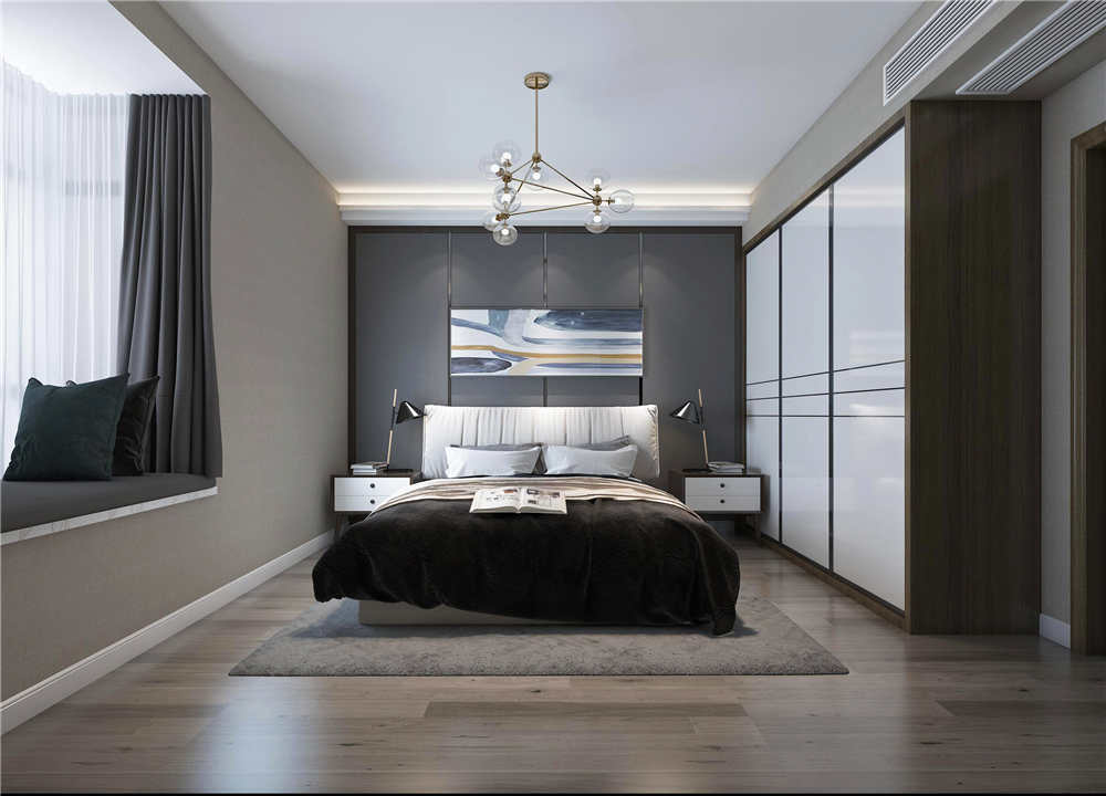 龍湖九里晴川-現代簡約-臥室設計效果圖 龍湖九里晴川-現代簡約-臥室設計效果圖