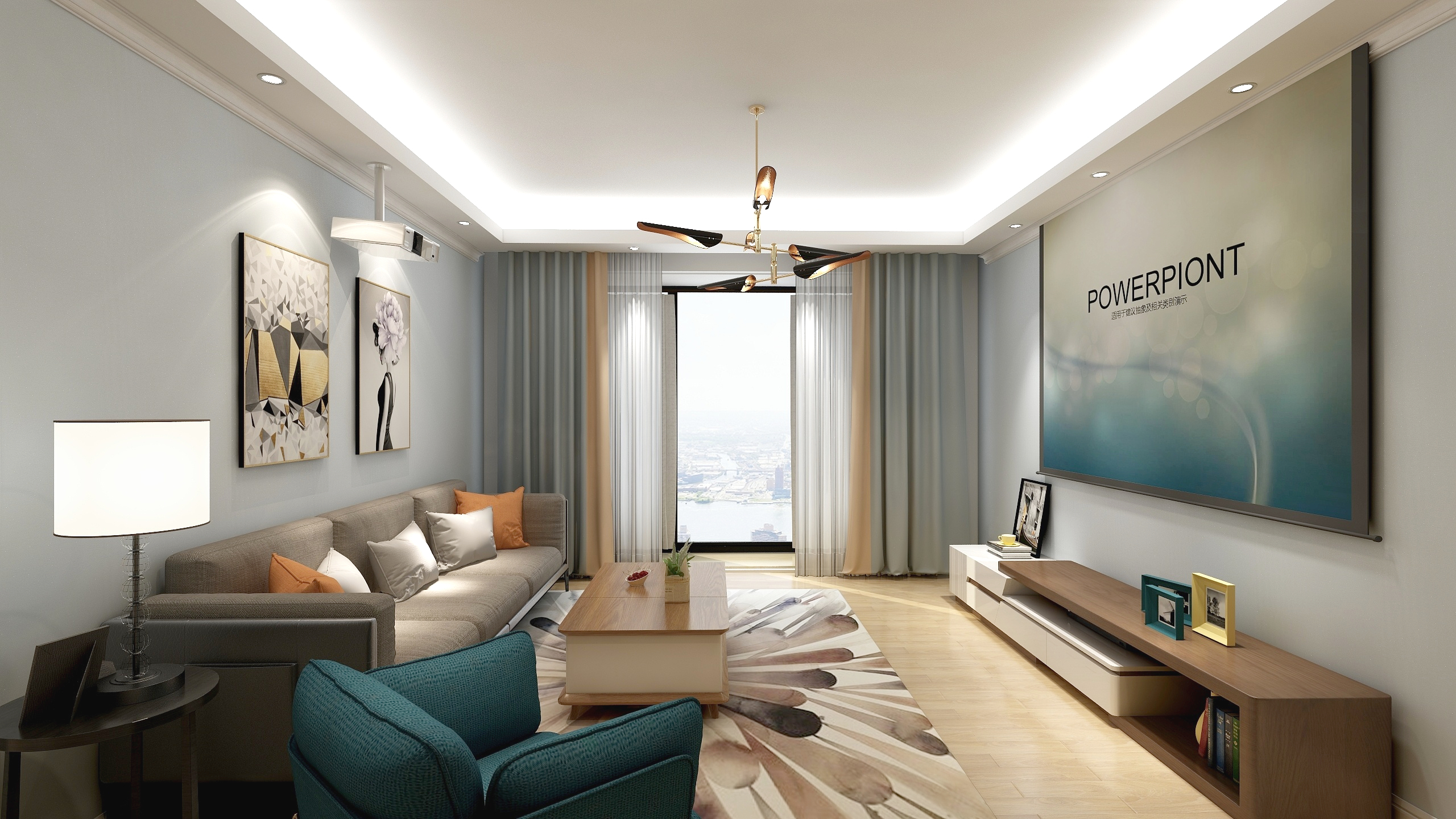 龍湖九里晴川-現代簡約-臥室設計效果圖 龍湖九里晴川-現代簡約-臥室設計效果圖