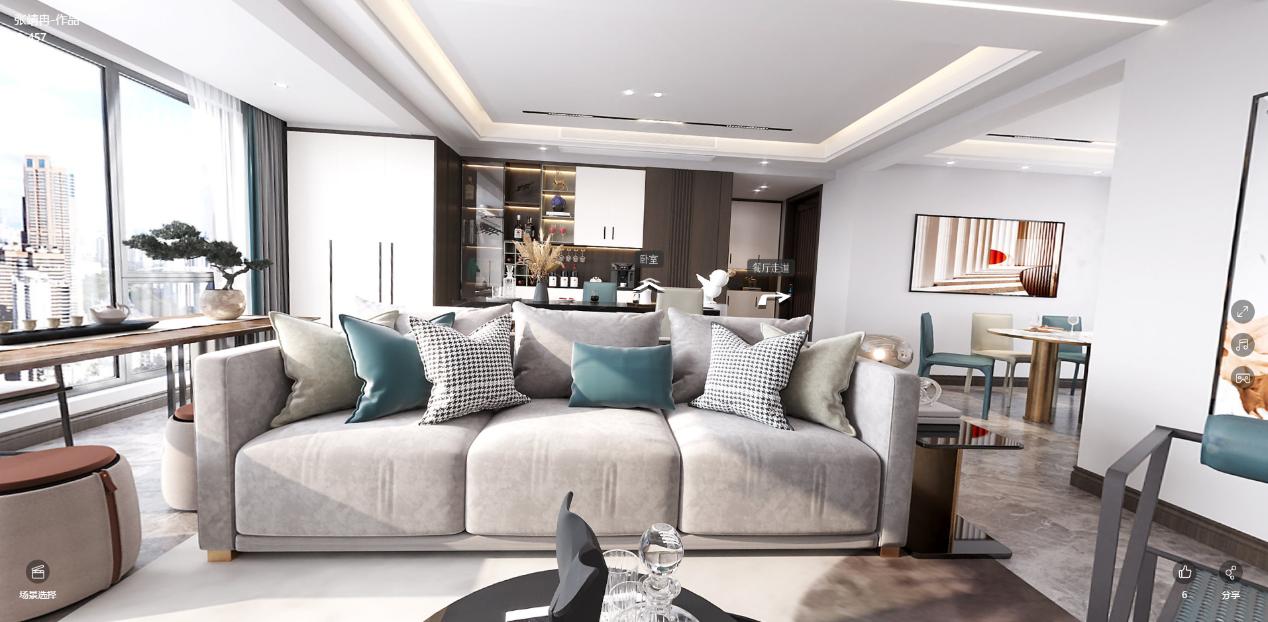 龍湖九里晴川-現代簡約-臥室設計效果圖 龍湖九里晴川-現代簡約-臥室設計效果圖