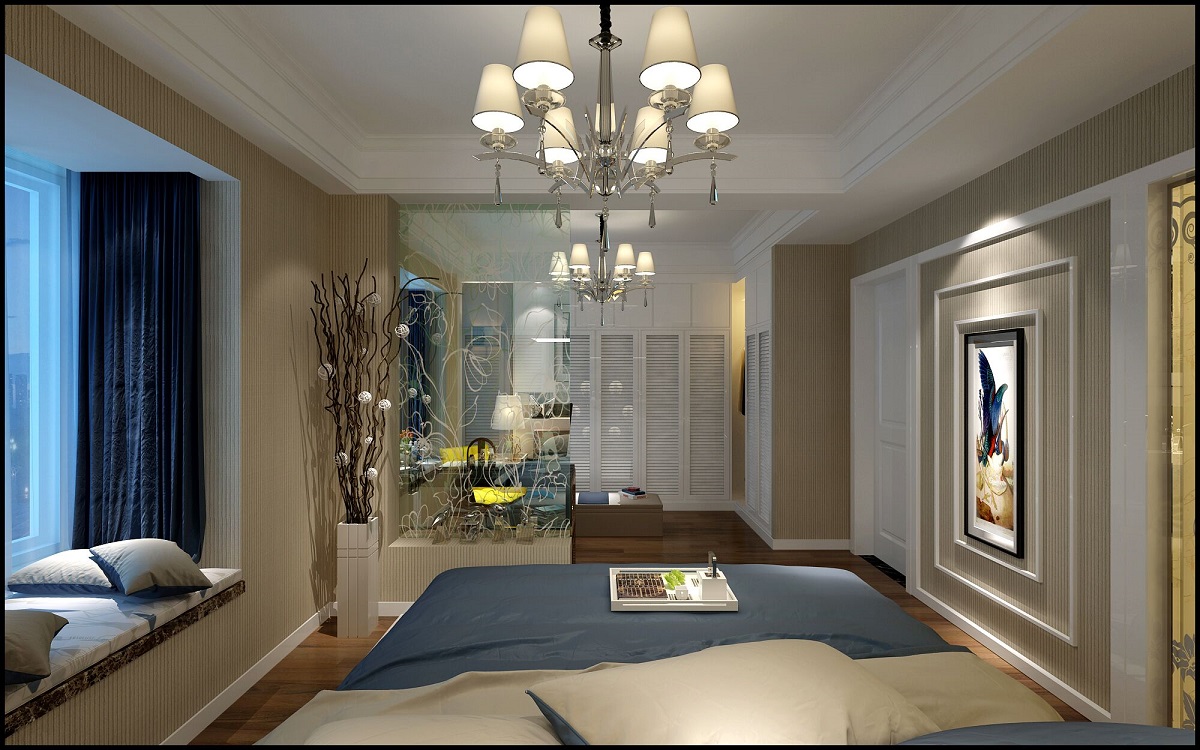 龍湖九里晴川-現代簡約-臥室設計效果圖 龍湖九里晴川-現代簡約-臥室設計效果圖